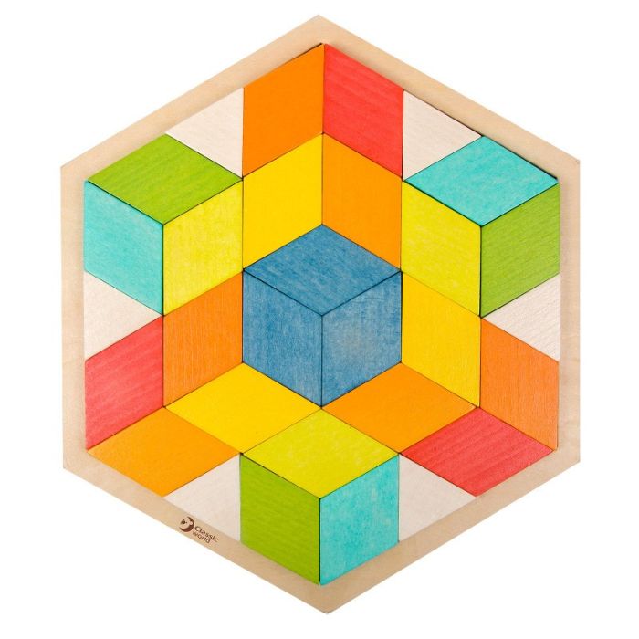 Детски дървен 3D Пъзел