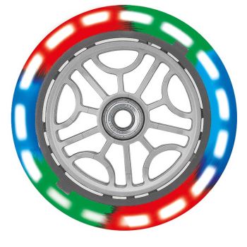 Комплект от 2 бр.предни LED светещи колела АВЕС 5 за тротинетки Globber Primo/EVO/Elite