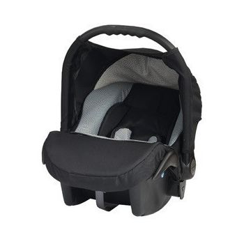 Кошче за бебета за кола Baby Merc Junior Twist черно и сиво