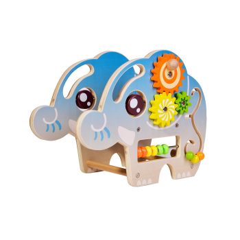 Дървен костер със занимателни игри - слонче